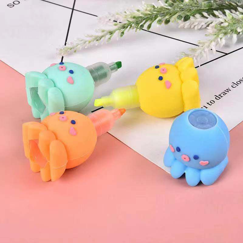 Colorful Octopus Shaped Highlighter