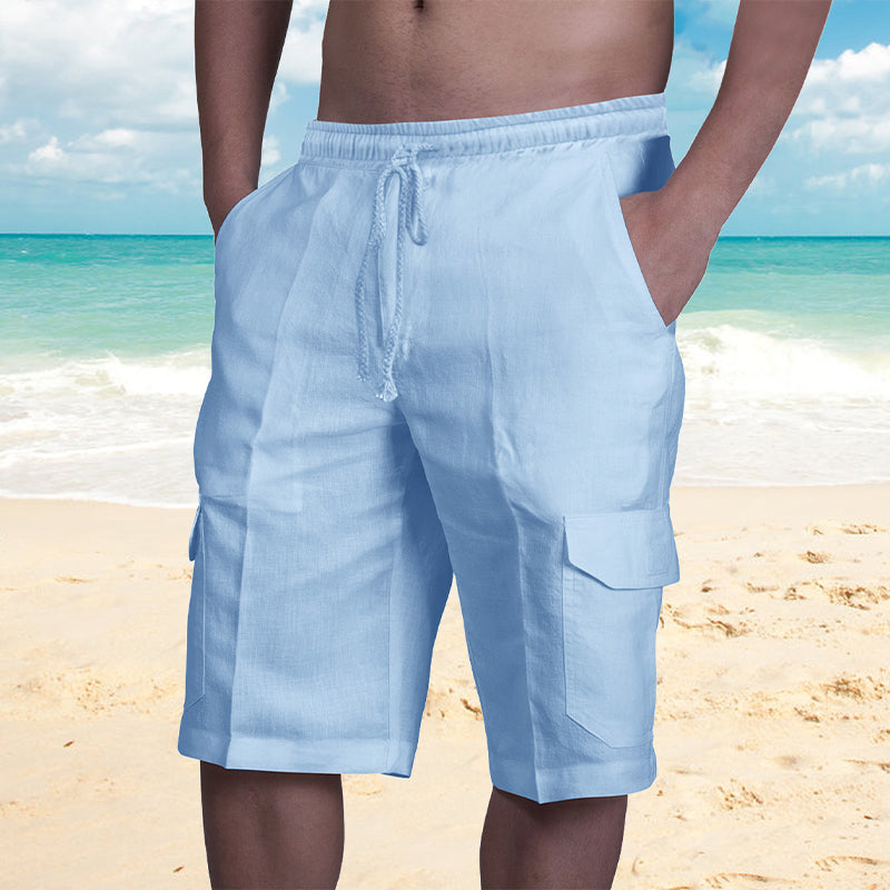 Men's Casual Linen Shorts