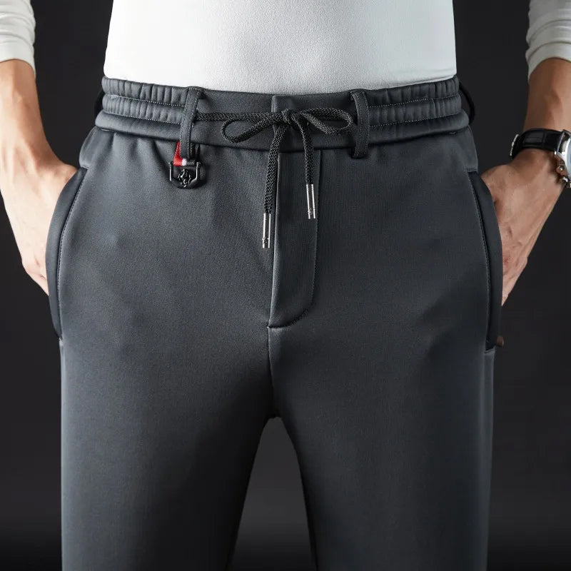 MEN'S STRAIGHT ANTI-WRINKLE CASUAL PANTS