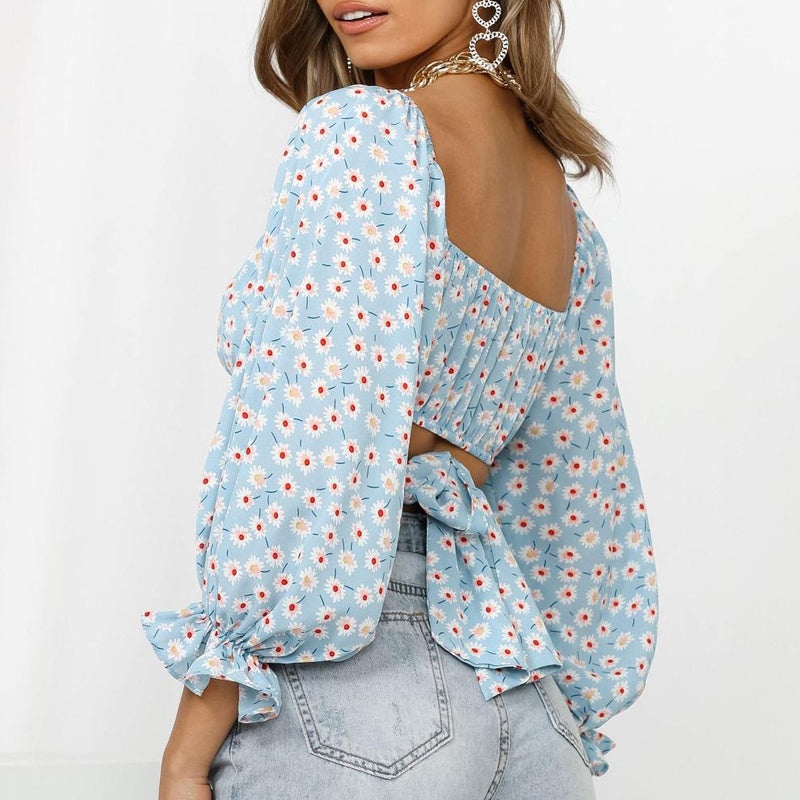 Off-the-shoulder Strappy Crop Top