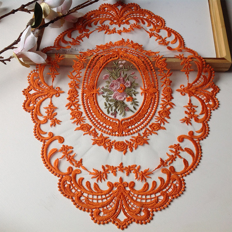 Handmade Crochet Lace Tablecloth Doilies