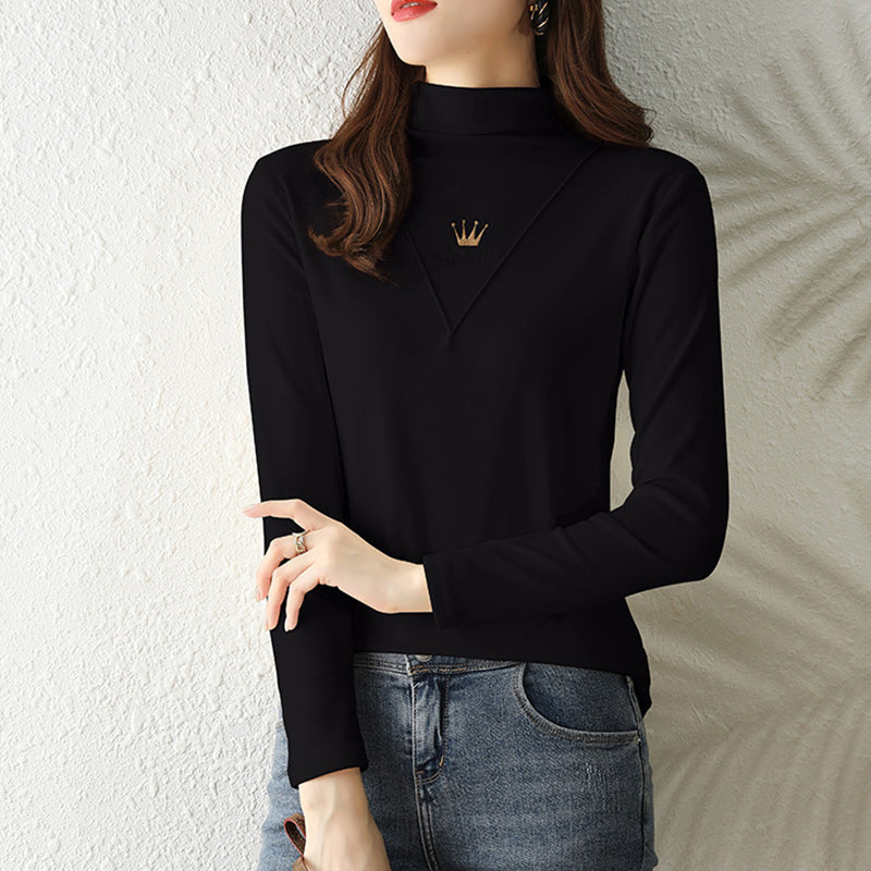 Women's Casual Long Sleeve Turtleneck Tops