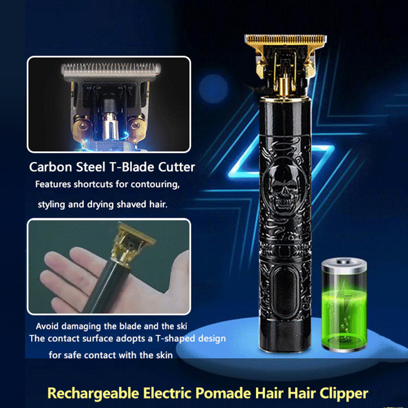 Rechargeable Electric Pomade Hair Clipper