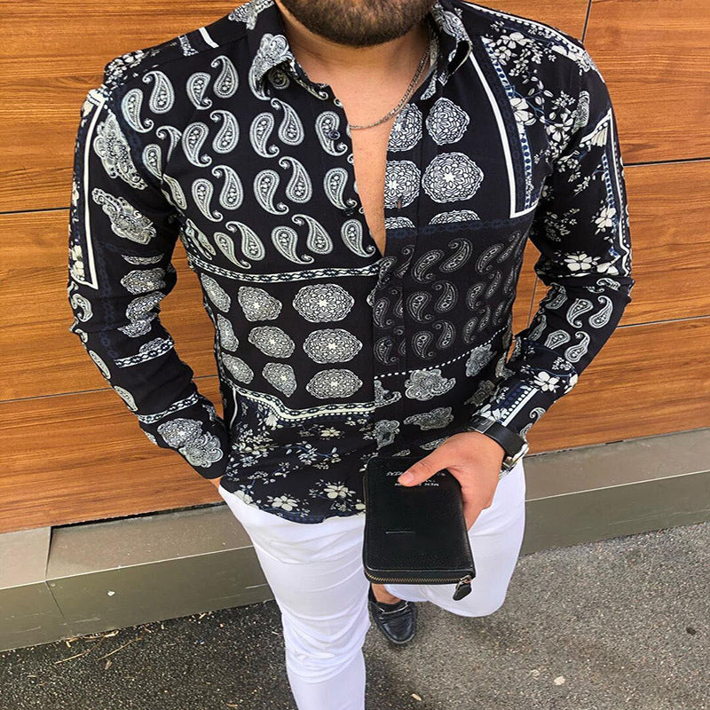 Cashew Print Men's Shirt