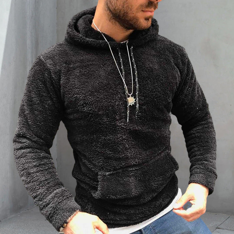 Double Face Fleece Hooded Sweatshirt