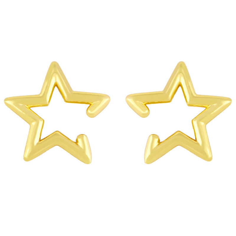 Geometric Metal Ear Clips
