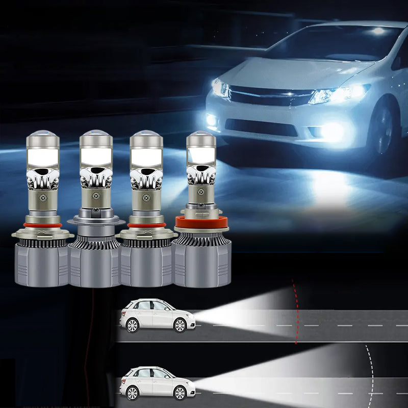 Mini Projector LHD Mode Led Headlight Bulbs(2 pcs)