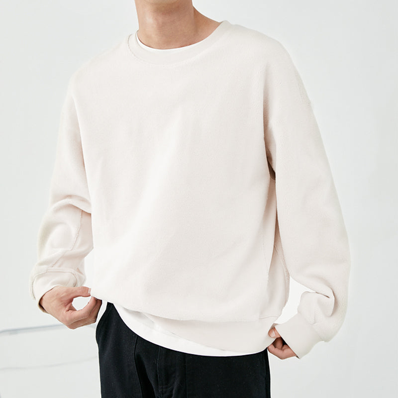 Men's Crew Neck Sherpa Sweatshirt