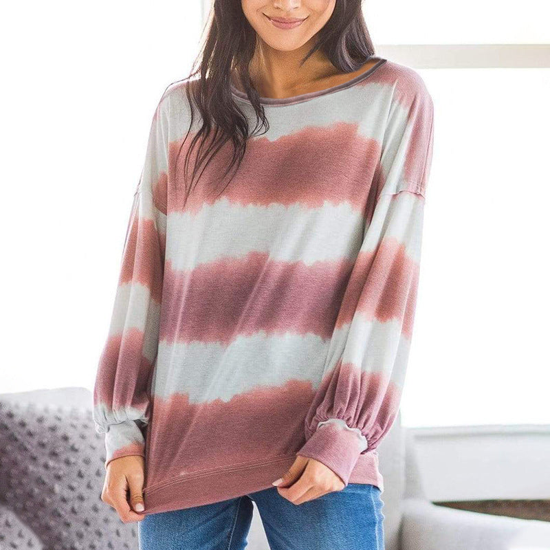 Loose Crew Neck Long Sleeve T-Shirt