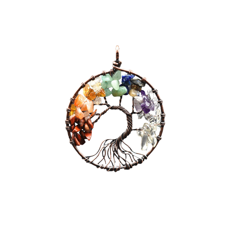 Crystal Tree of Life Pendant