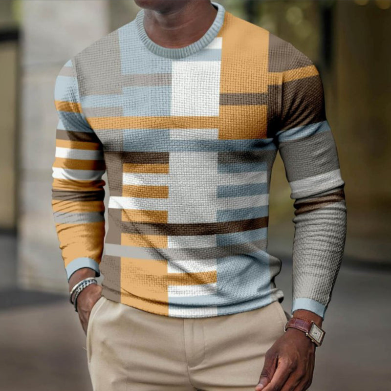 Men's long sleeve casual top