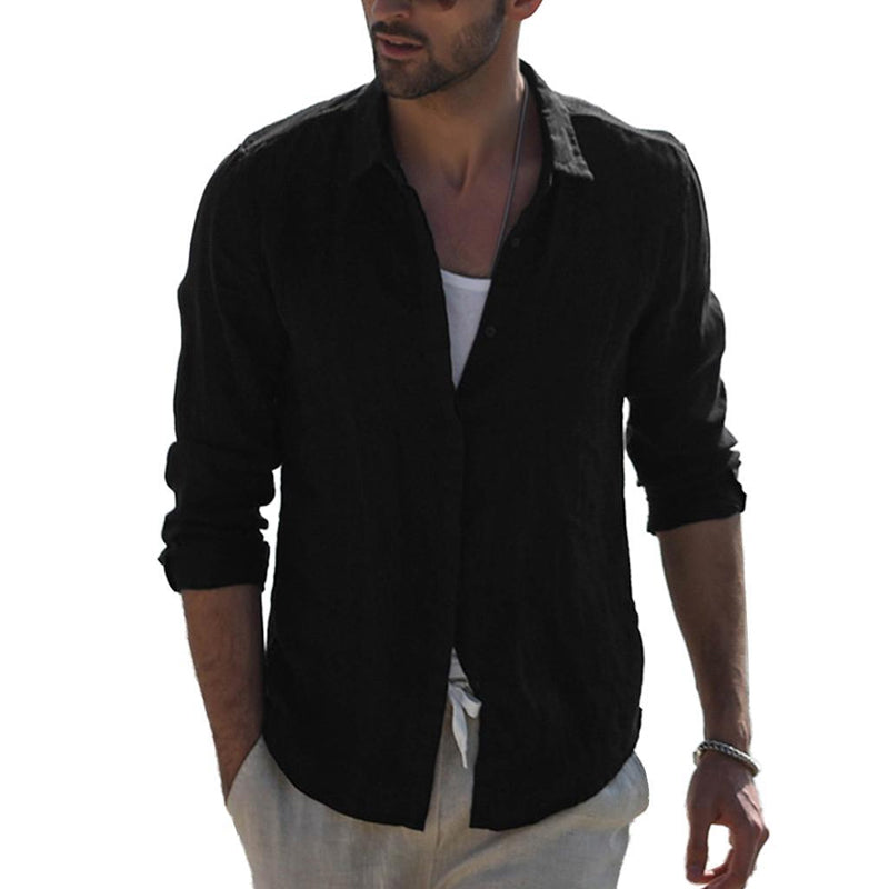 Men's Cotton Linen Shirt