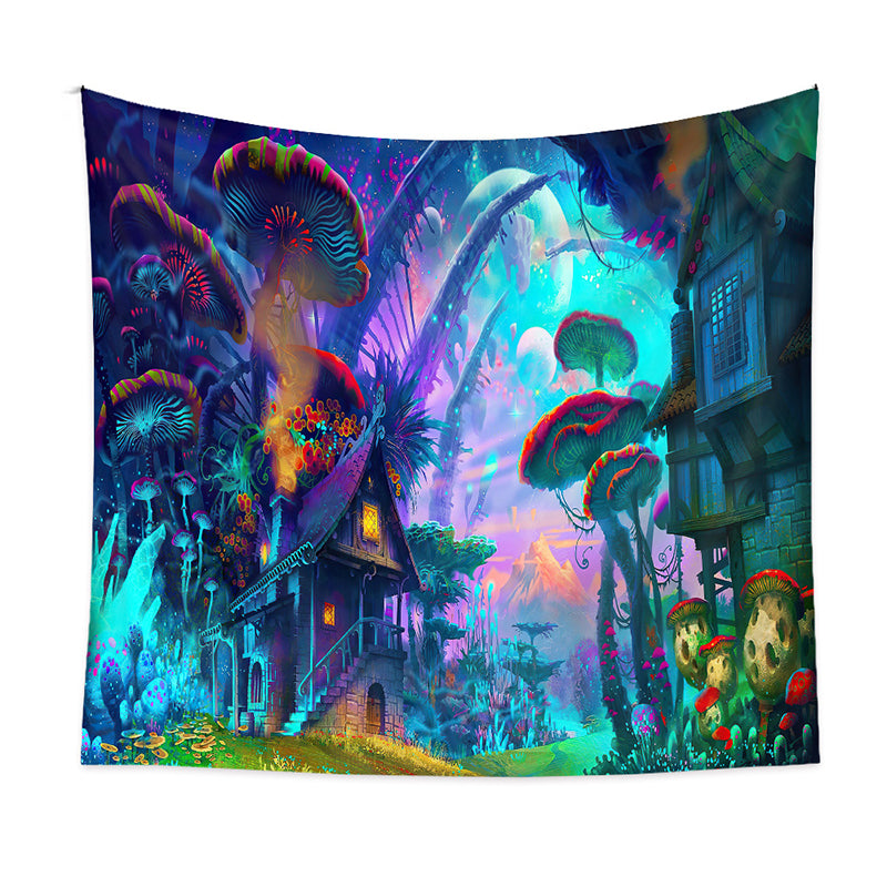 Mushroon Home Tapestry