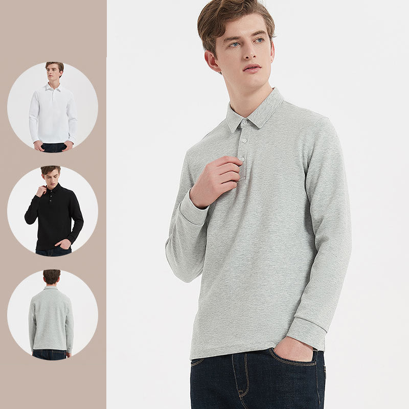 Men's Long Sleeve Polo Shirts