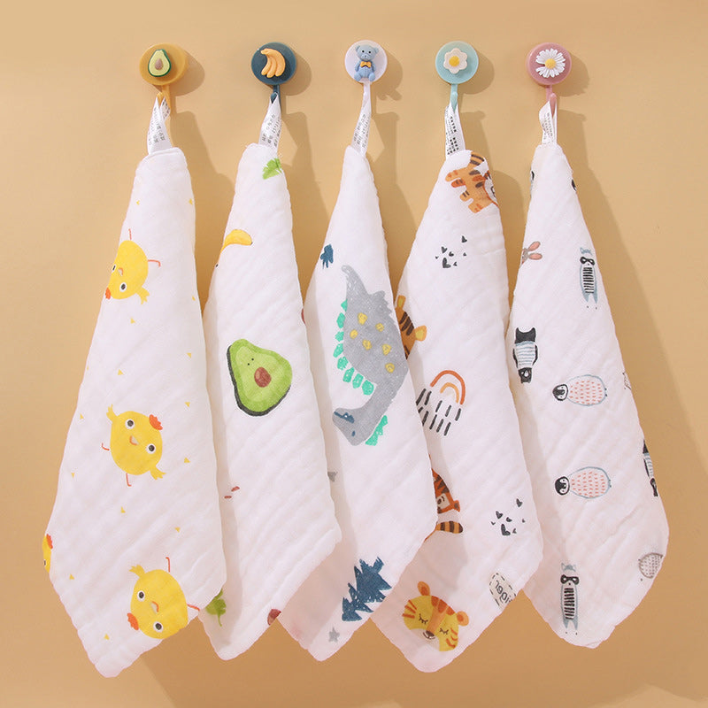 Baby Cartoon cotton gauze towel