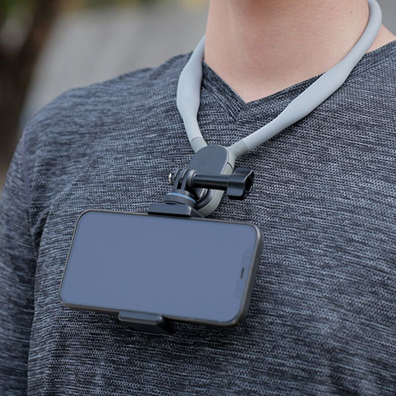 U-shaped neck mount for sports cameras