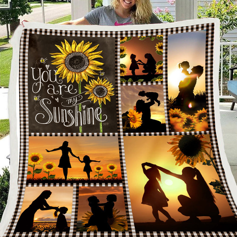 You Are My Sunshine- Sunflower Warm Gift Blanket