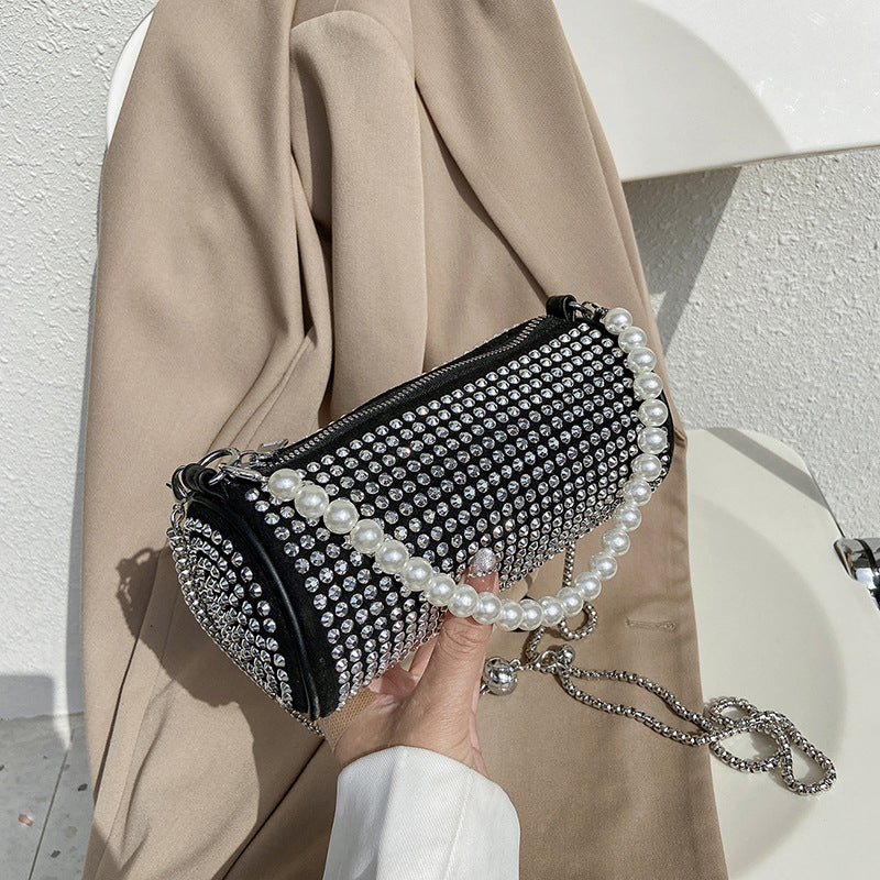 Shiny Little Cylinder Bag