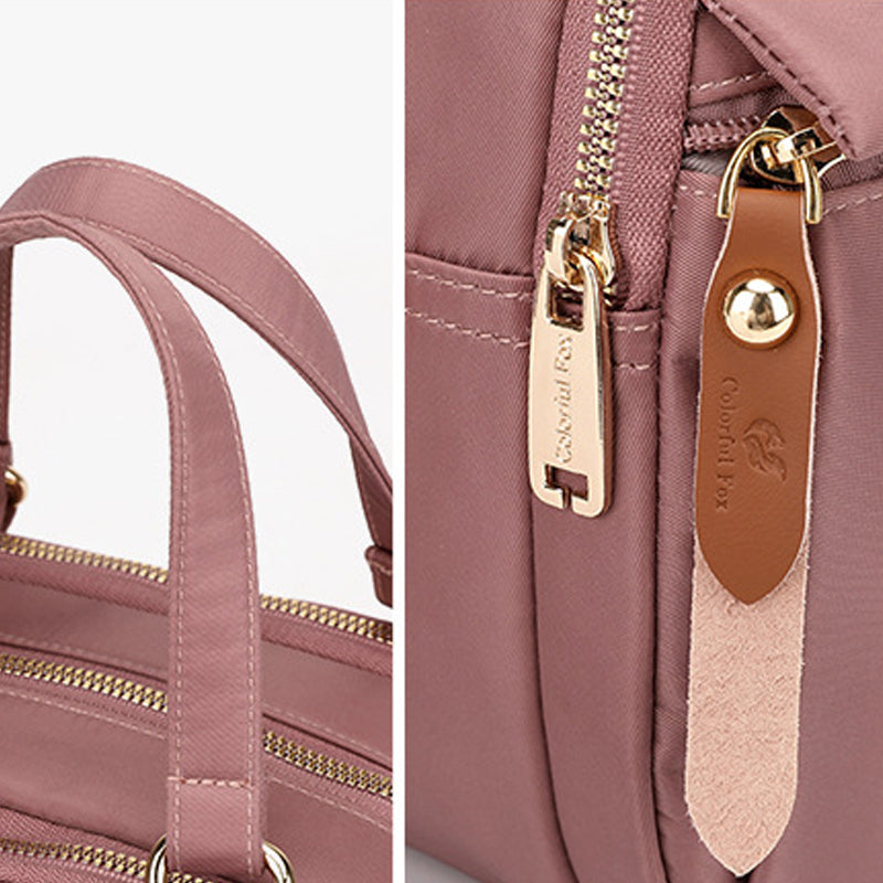 Waterproof Nylon Multi-Layer Shoulder Bag