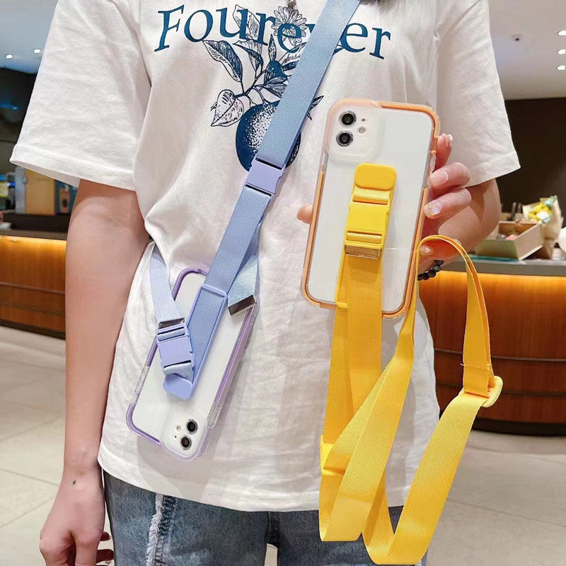 Adjustable multi-functional mobile phone lanyard