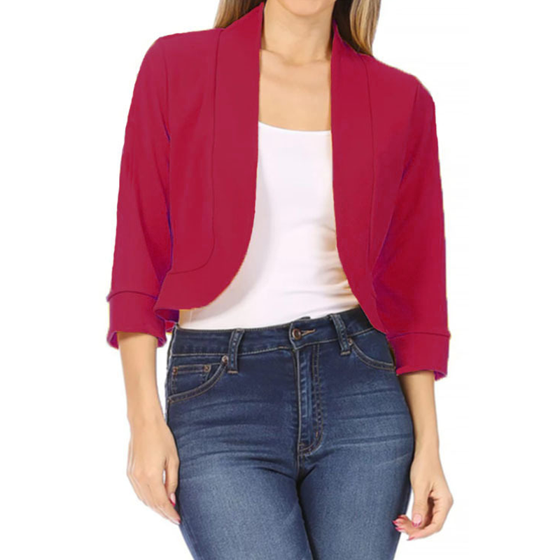 Solid Color Short Small Suit