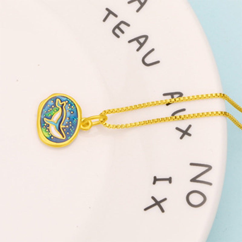 Children's Starry Whale Necklace