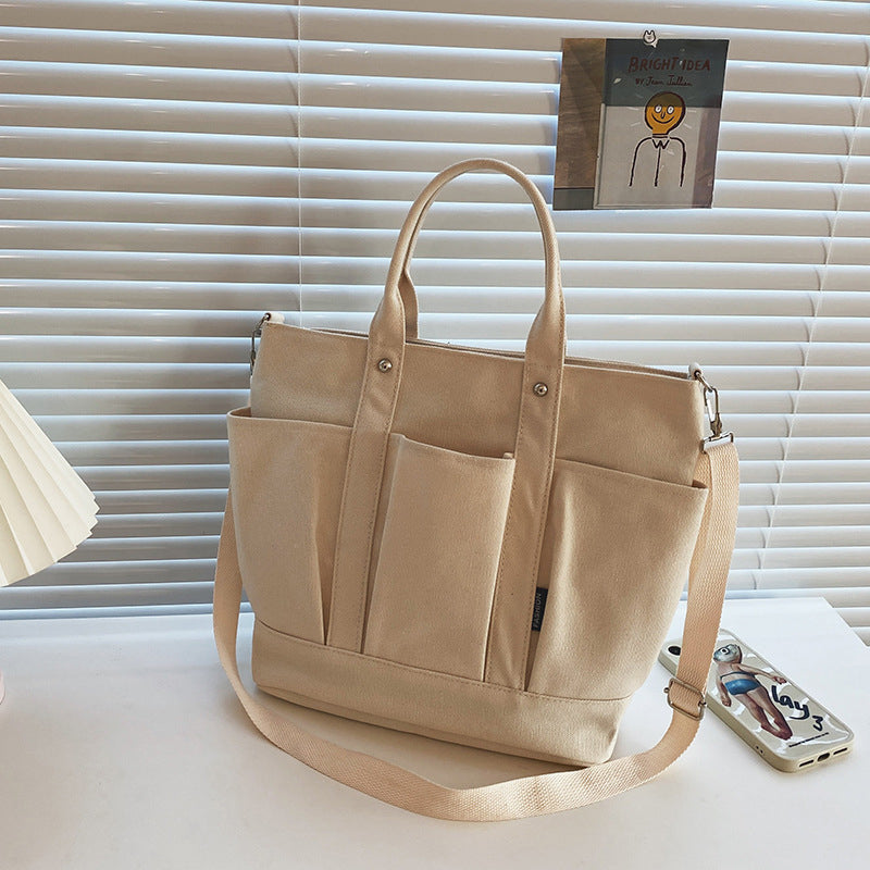 Retro Versatile Casual Canvas Portable Messenger Bag