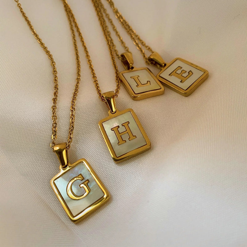Women's Stainless Steel Letter Necklace