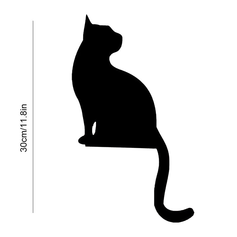 Halloween Black Cat Door Corner Sign Decoration