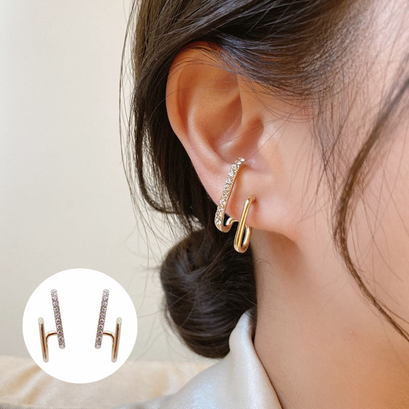 Temperament Zircon Stud Earrings