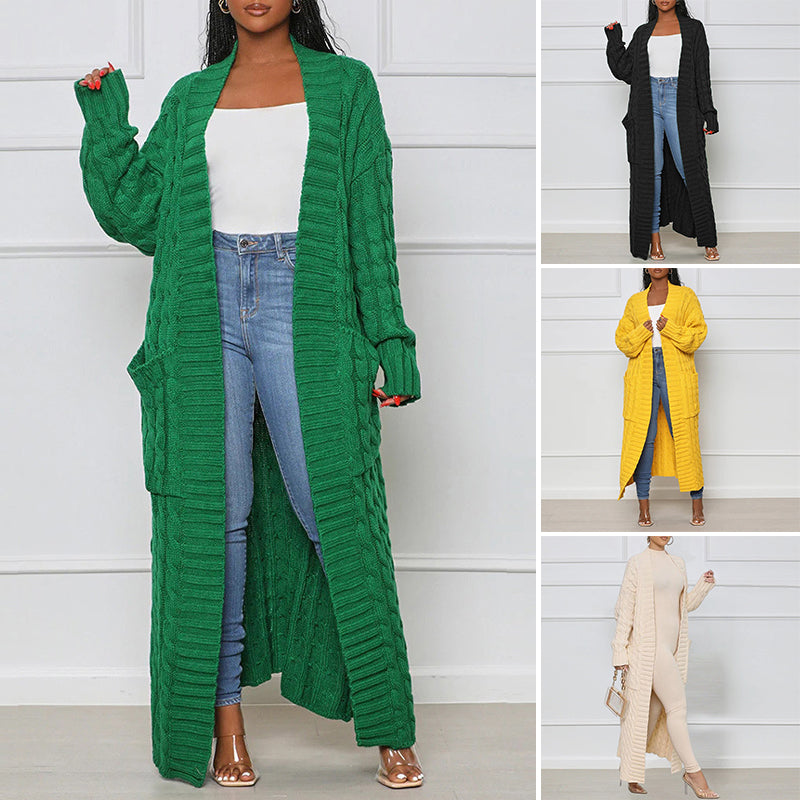 Long Twist Sweater Jacket