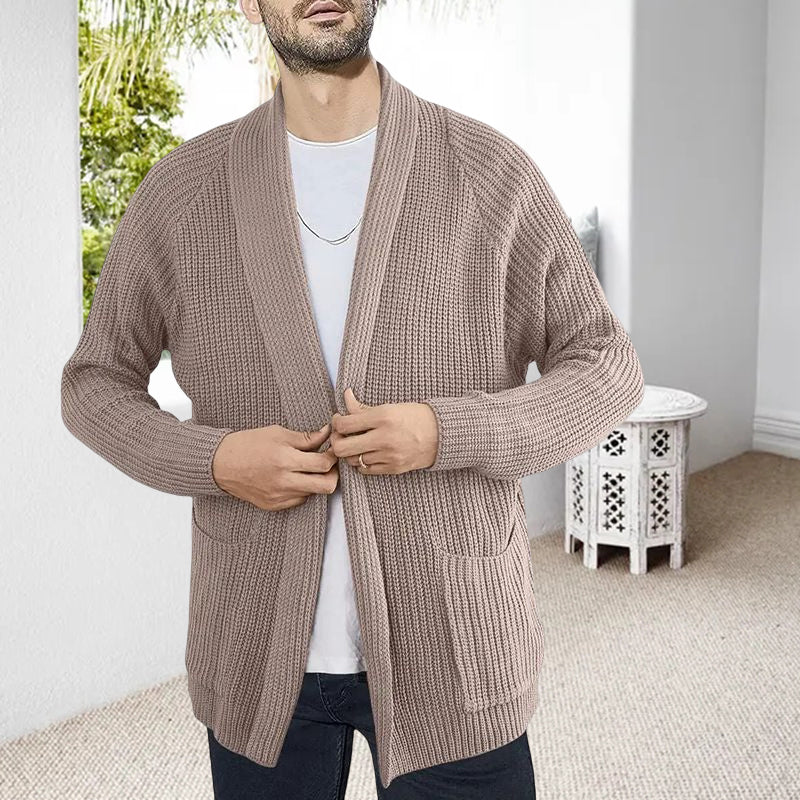 Men's Simple Pocket Cardigan