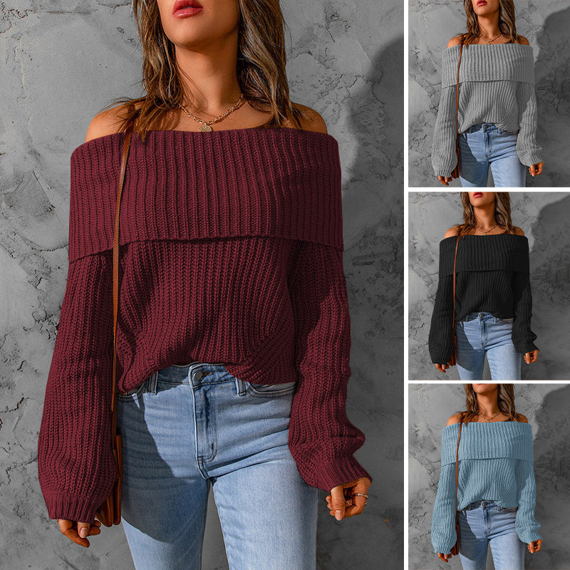 Off-shoulder Sweater