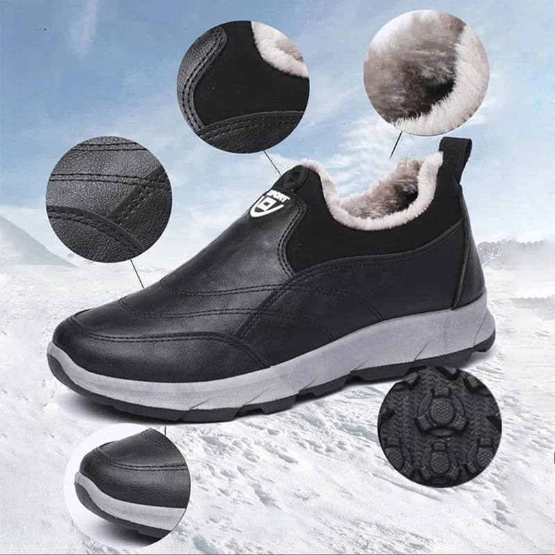 Winter Waterproof Leather Boots