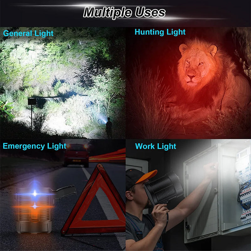 LED Spotlight Handheld Large Searchlight