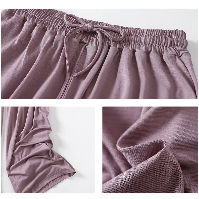 Slim Casual Flared Trousers