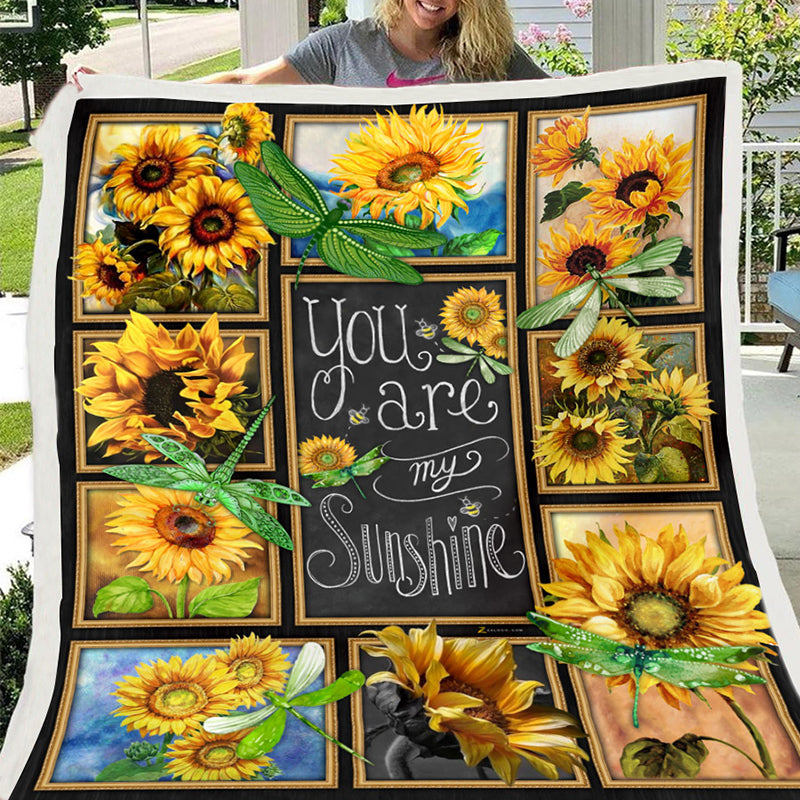 You Are My Sunshine- Sunflower Warm Gift Blanket