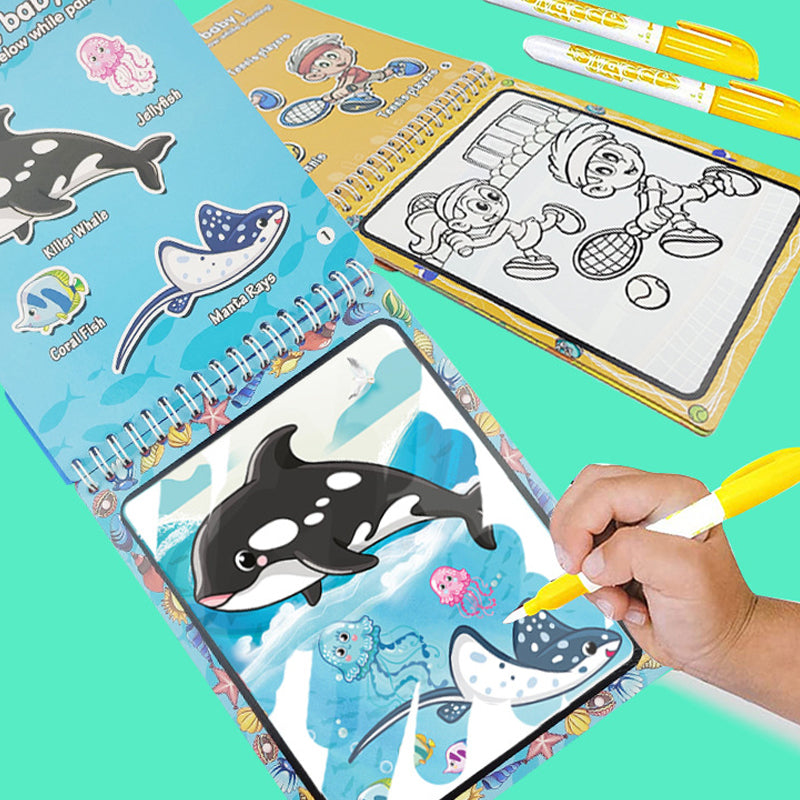 Water Reveal Activity Book