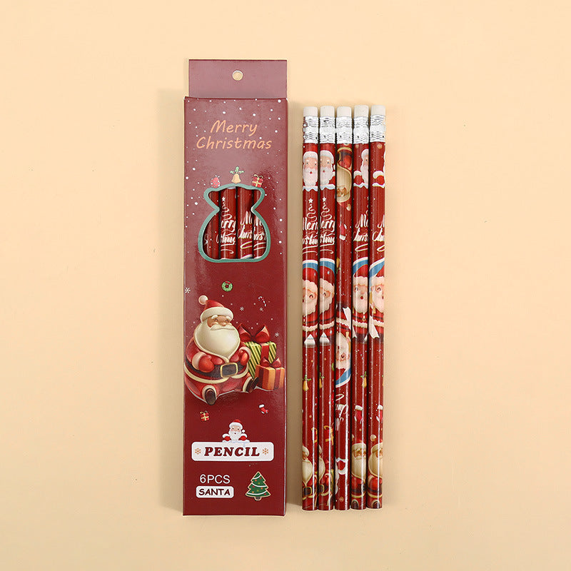 Christmas Pencils with Erasers