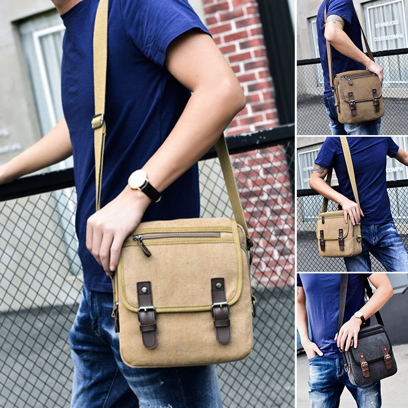 Men's Canvas Shoulder Bag