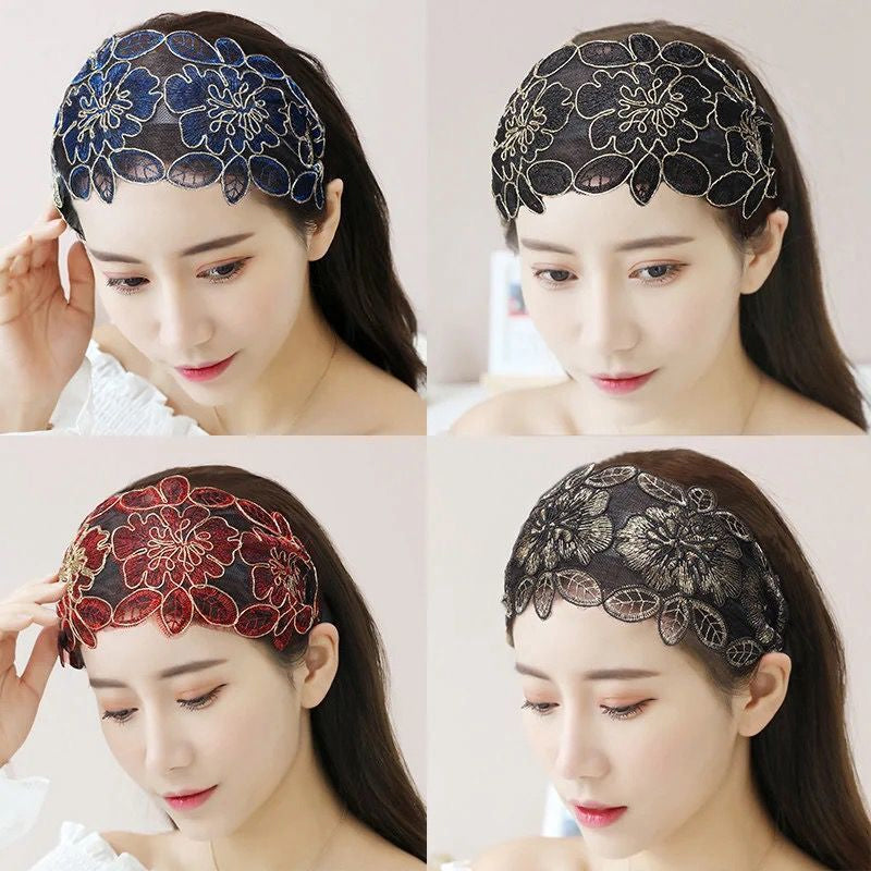 Lace Flower Headband