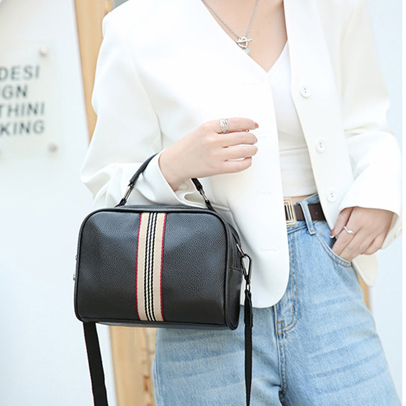 PU Soft Leather Shoulder Messenger Bag