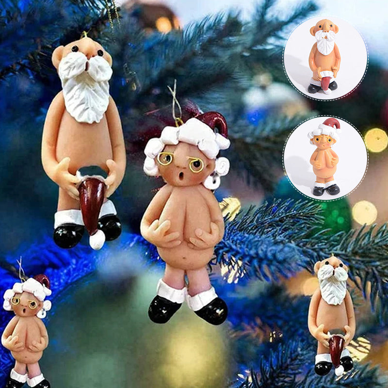 Santa Claus Pendant Resin Christmas Decoration