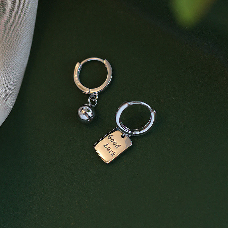 Lucky Alphabet Earrings