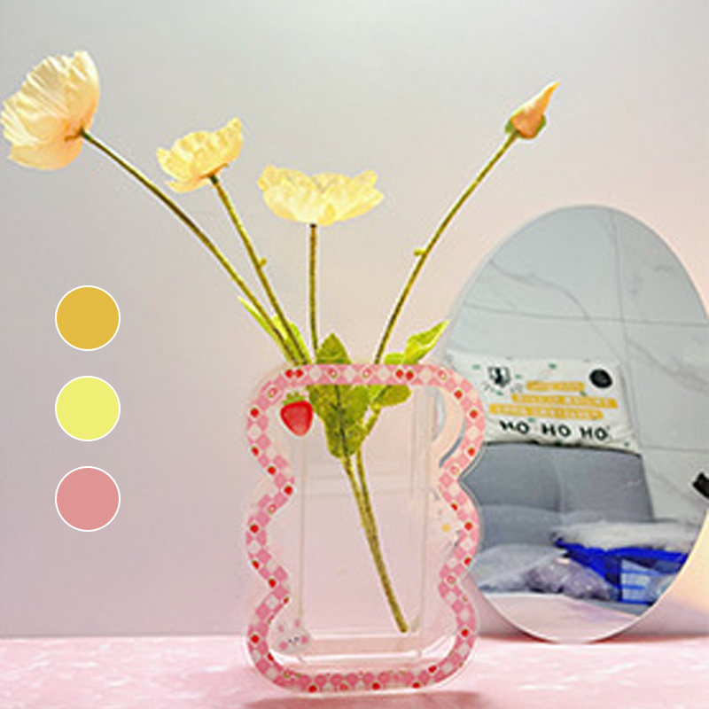 Living Room Creative Flower Arrangement Acrylic Vase