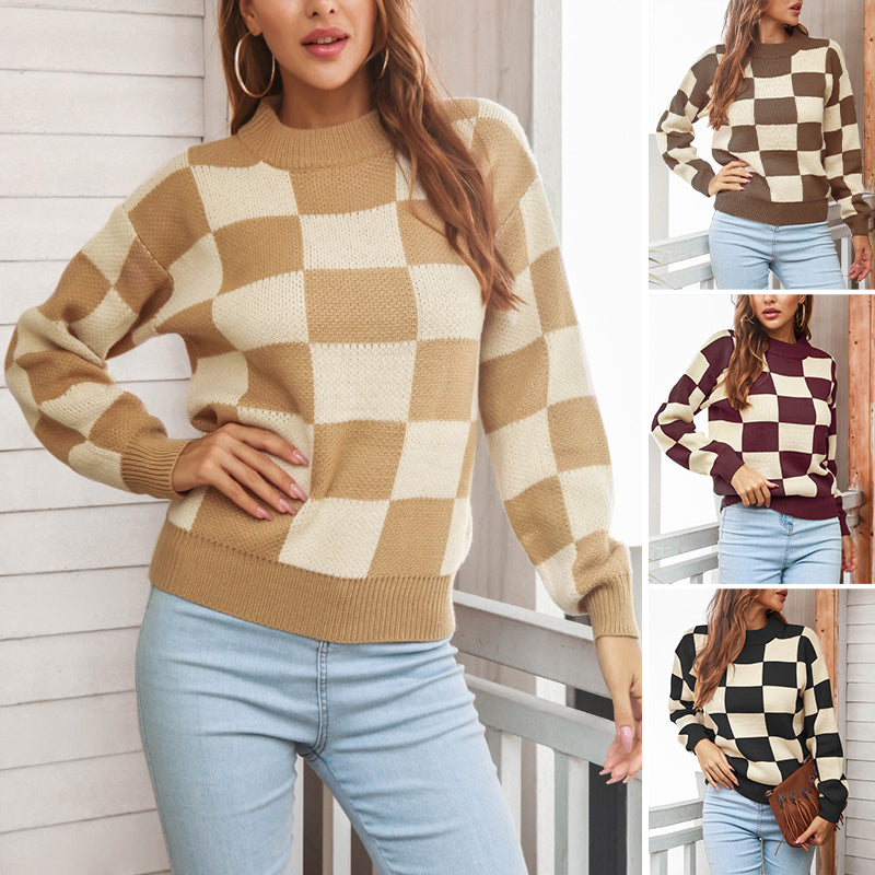Geometric Knit Sweater