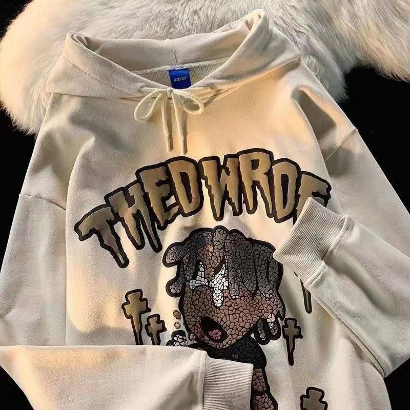Autumn print hoodie