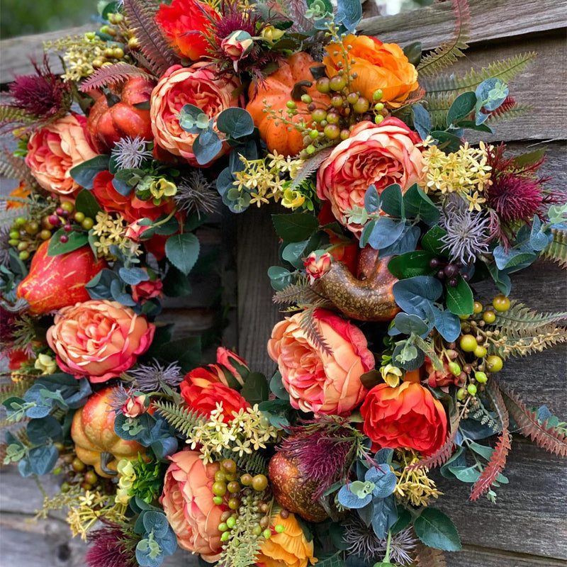 Pumpkin Decorative Wreath