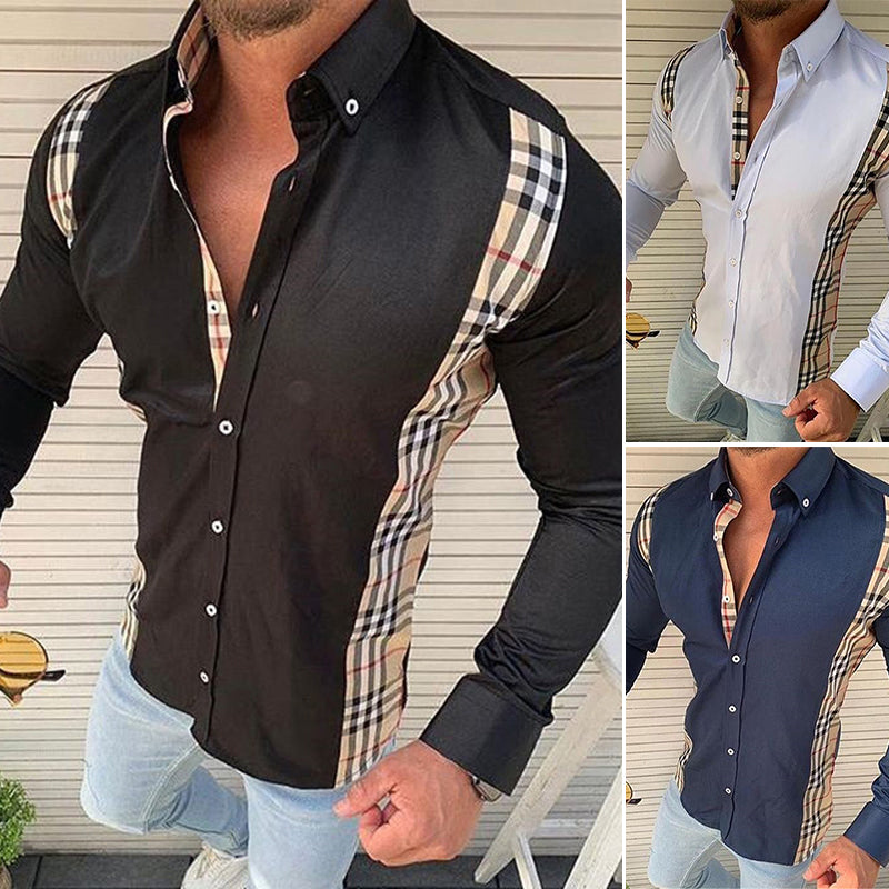Plaid Panel Shirt
