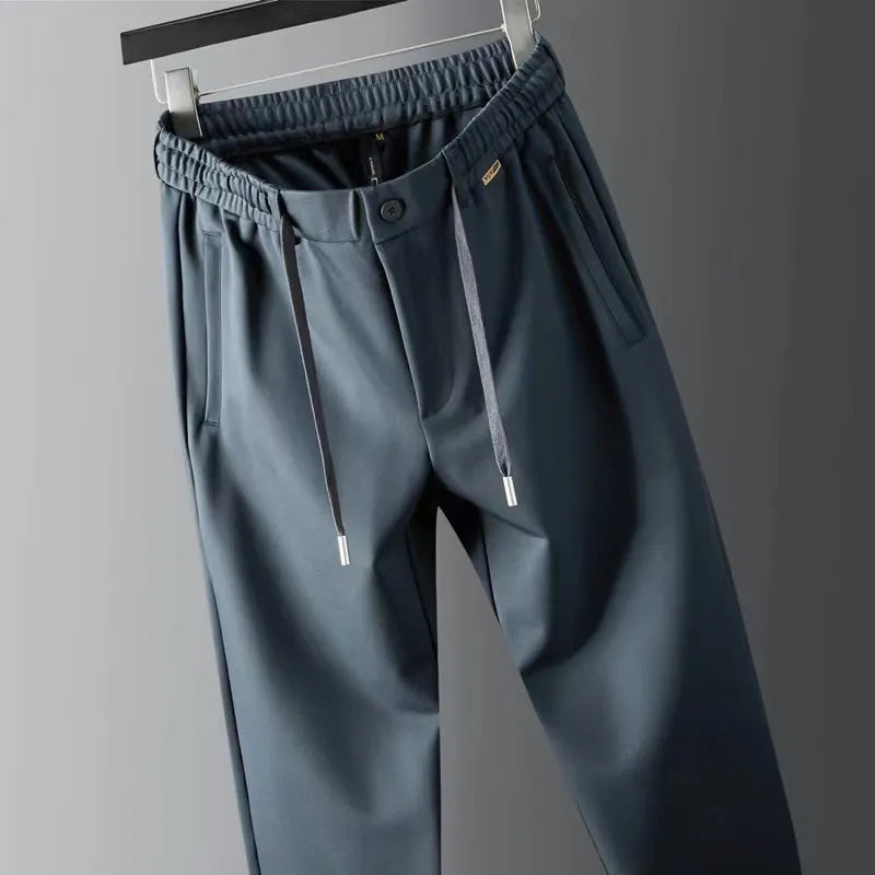 MEN'S STRAIGHT ANTI-WRINKLE CASUAL PANTS